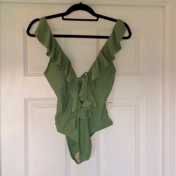 Beach Joy Bikini One Piece Swimsuit Bikini - Wmn’s  Small - NWT‎ - Green - Picture 1 of 8